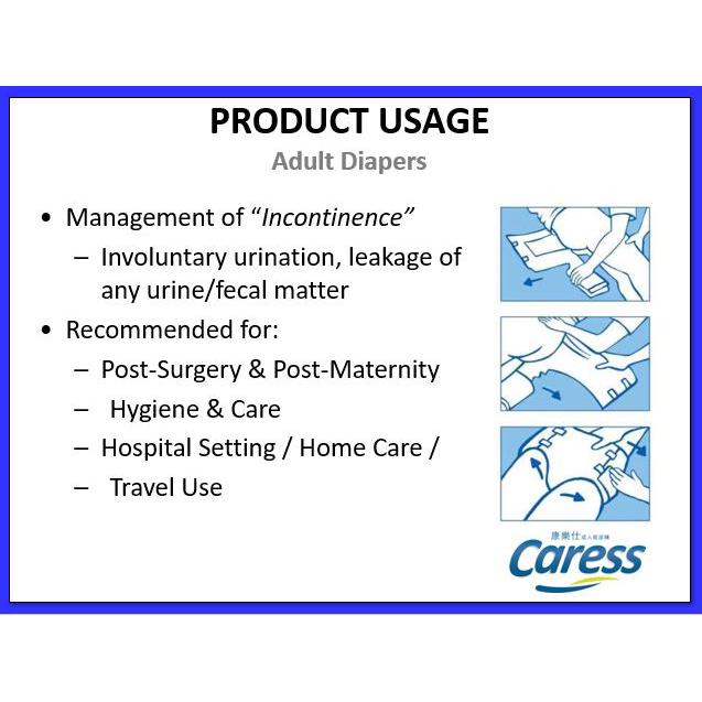 Caress Basic Adult Diaper XL 10s Shopee Philippines