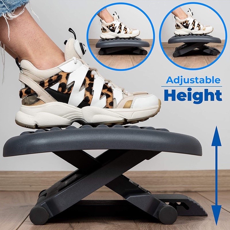 Ergonomic Foot Rest Adjustable Angle Office Foot Rest Stool for Under