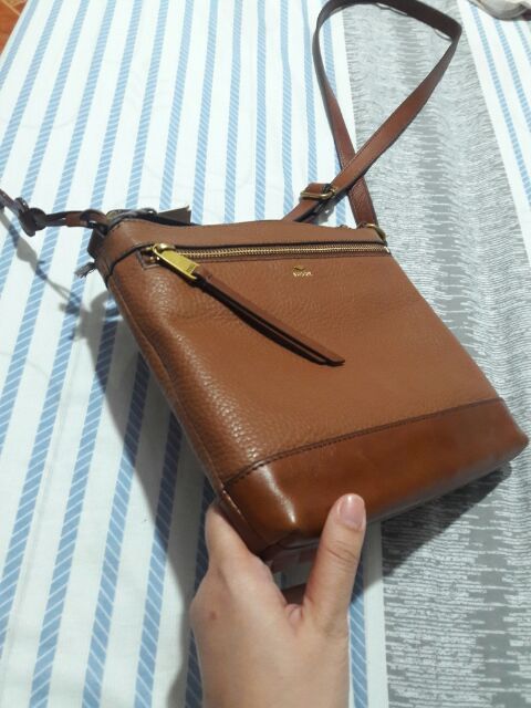 fossil corduroy messenger bag