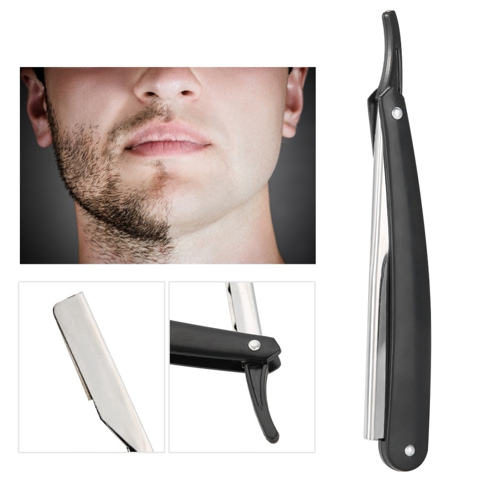 Barber Razor Straight Edge Hair Clipper Salon Folding ...