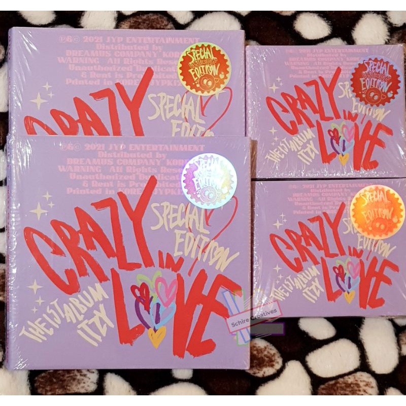 ITZY CRAZY IN LOVE SPECIAL EDITION UNSEALED ALBUM YEJI LIA RYUJIN