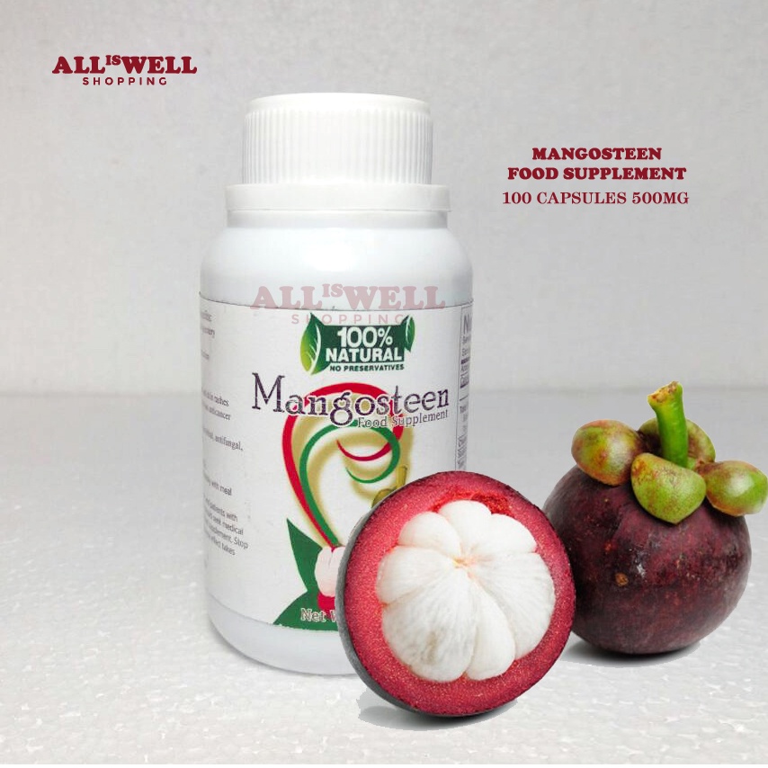 Mangosteen Capsule Food Supplement 100s with Xanthones Healthy Heart