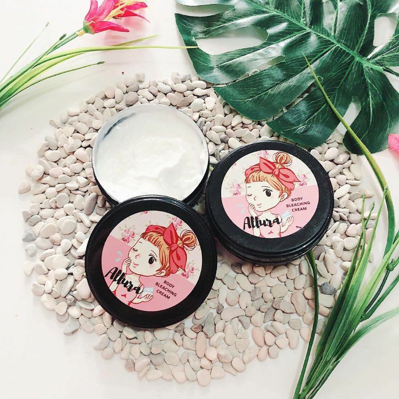 Allura Bleaching Body Cream / Bleaching Bleaching Bleaching Safe Body