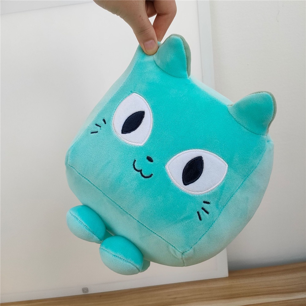 Pet Simulator X Cat Plush,Cute Animal Big Games Plush Toy,Kawaii Stuffed Animal Soft Pillow for Kids and Fans 