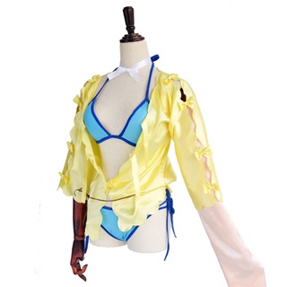 Anime Fate/Apocrypha Frankenstein swimsuit Cosplay Costumes bathing suit women swimwear A #4