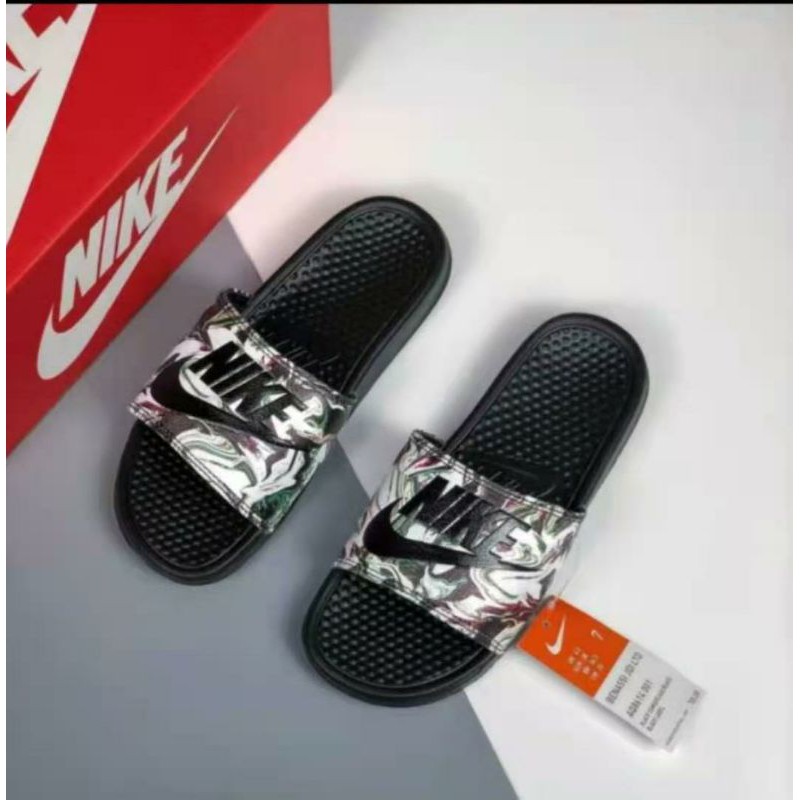 nike one strap slippers