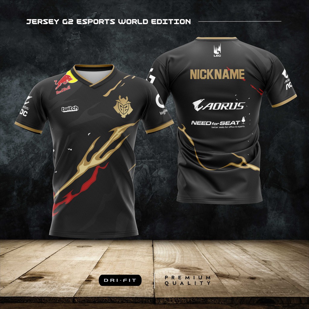 Aliexpress G2 Pro Player Custom Jersey Uniform 2020 Lol LEC G2 Esports Team Jerseys Customize Name Fans Tshirt