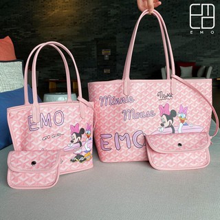 Minnie Emo Goyard Bags Pu Handbag Large Capacity Tote Bag Shopee Philippines