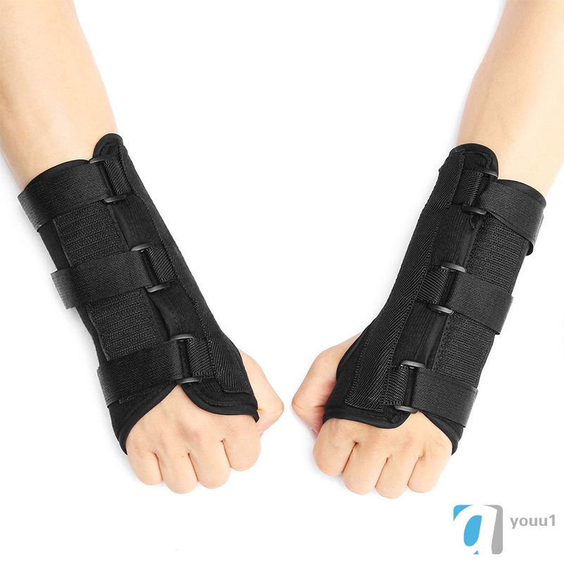 Carpal Tunnel Wrist Support Pads Brace Sprain Forearm Splint Strap Protector