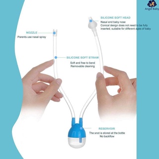 Baby Nasal Aspirator Nasal Vacuum Mucus Suction Aspirator Infant Nose Cleaner Snot Pump #5