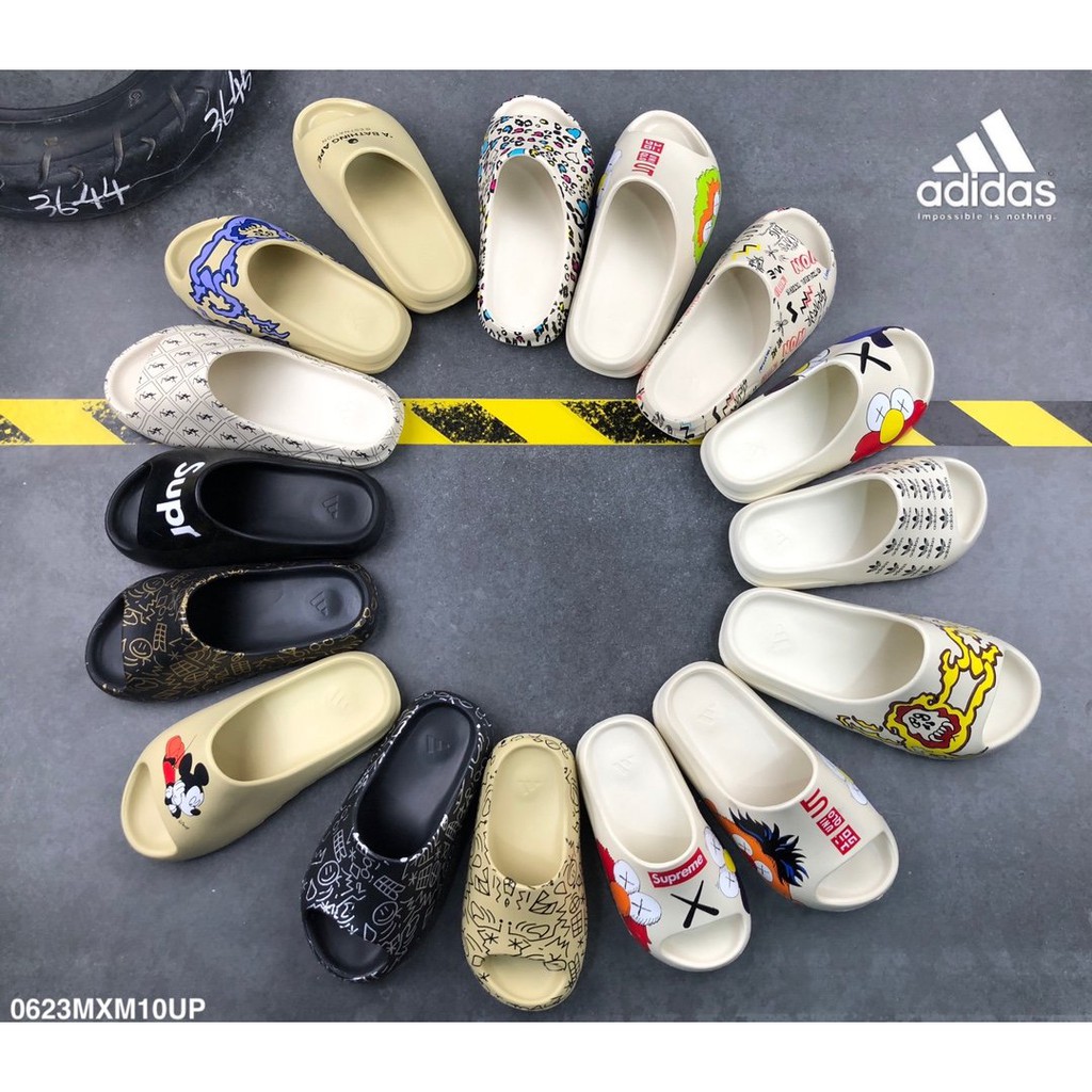 adidas yeezy graffiti slides