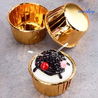 emoboy 50Pcs Cupcake Cake Liner Wrappers Paper Cup Tray Muffin Anti-Oil Baking Supply #8