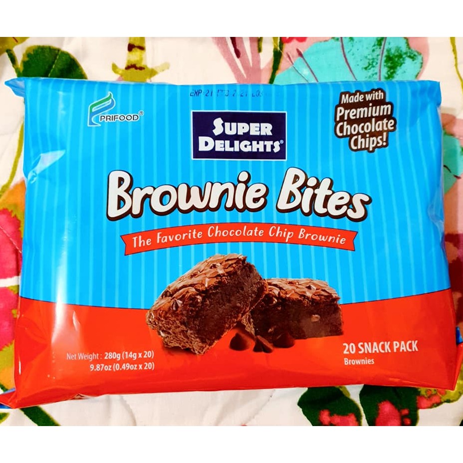 [Lowest Price] Super Delights Brownies Bites Snack Pack Shopee