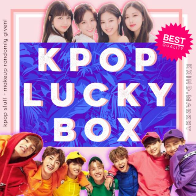Kpop Lucky Box By Kxind Market Bts Blackpink Exo Twice Got7 Red Velvet Seventeen Gidle Album Kpop Shopee Philippines