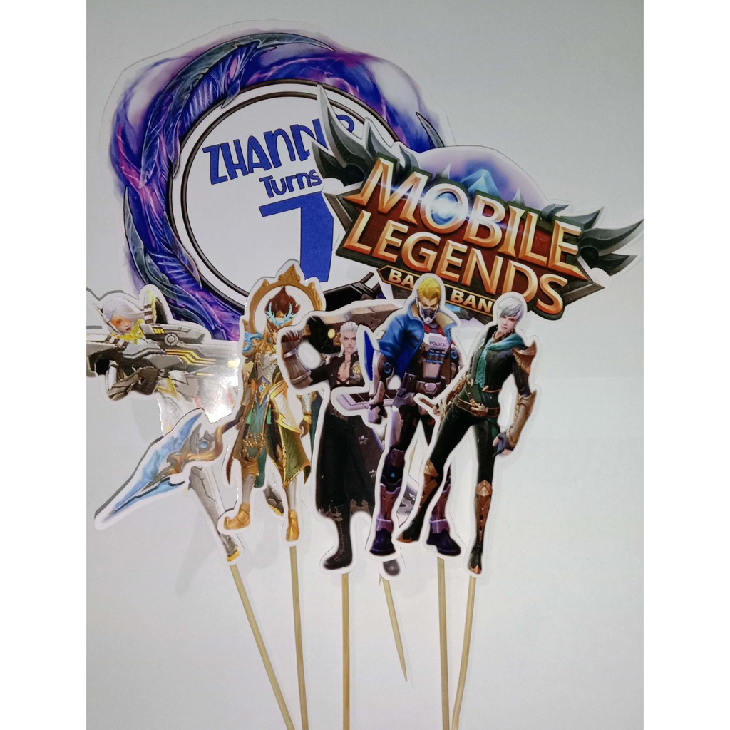 Customized MOBILE LEGENDS Cake topper | Shopee Philippines