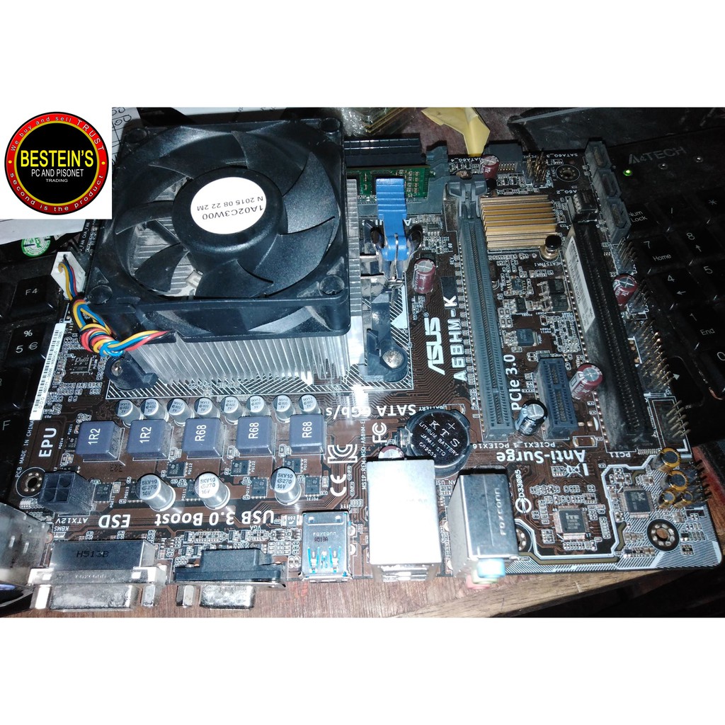AMD A107700K Processor + Asus A68HMK Motherboard Shopee Philippines