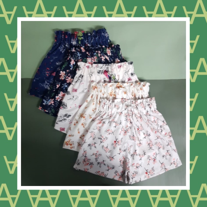 Triple A Clothing - High Waist String Tie Floral Shorts | Shopee ...