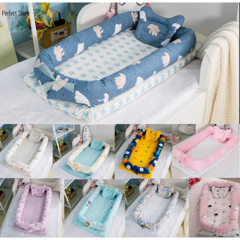 Bae Cod Infant Baby Bolster Hotdog Head Pillow Set Shopee Philippines