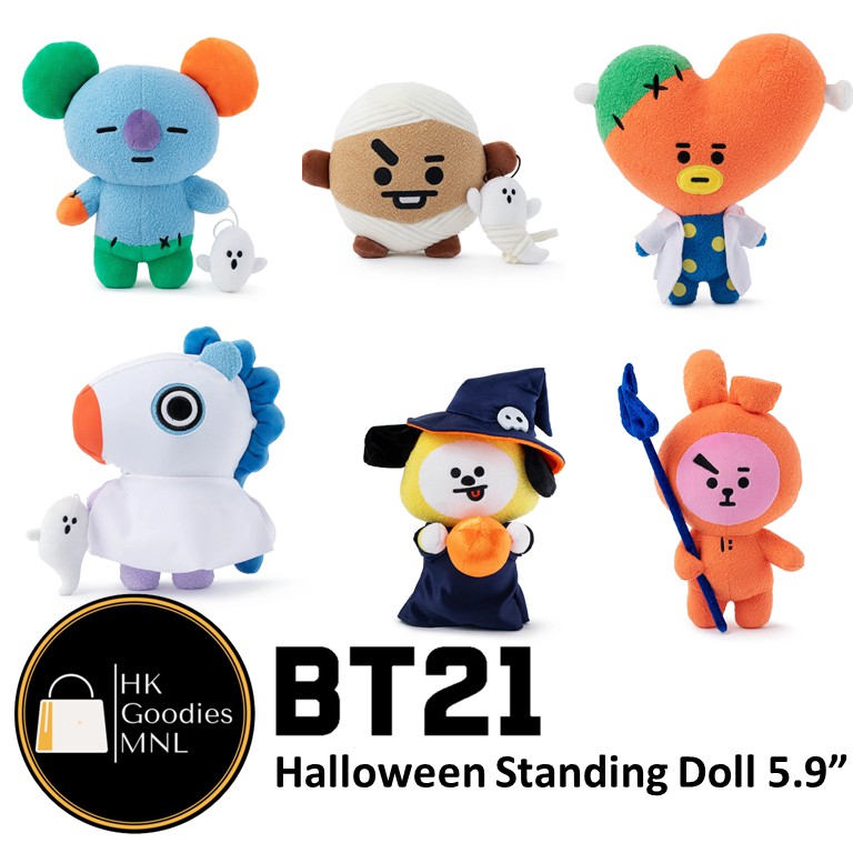 BT21 Halloween Standing Dolls H5.9 
