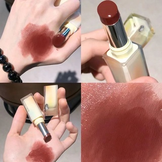Retro Yellow Tube Toffee Lipstick Moisturizing Matte Mirror Keke Mood