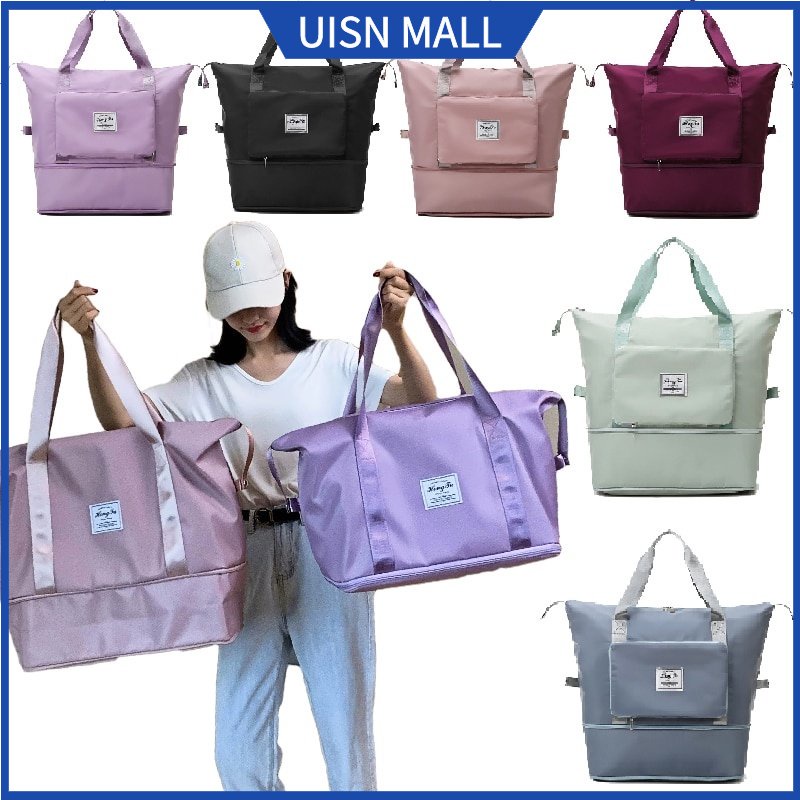 UISN #2813 Large Capacity Folding Bag Travel Bags Tote Handbag ...