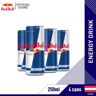 Red Bull Energy Drink Sugar Free 250ml Pack Of 4 Shopee Philippines