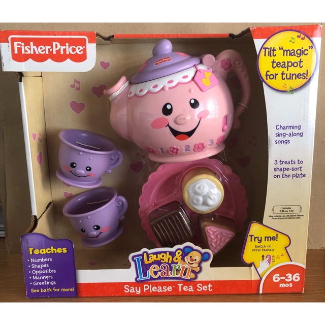 fisher price laugh and learn tea set