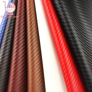 Carbon PVC Leather Systhetic Fabric Faux Leather Leatherette For Sewing Bag Clothing Sofa Car Material DIY