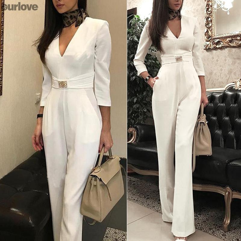 ladies evening jumpsuit