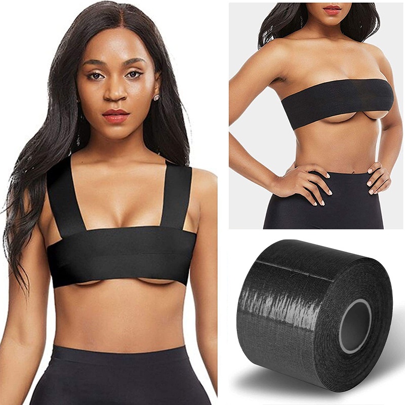 1 Roll 5m Boob Tape Bras Diy Women Breast Covers Breast Lift Tape Push Up Bra Invisible Breast 