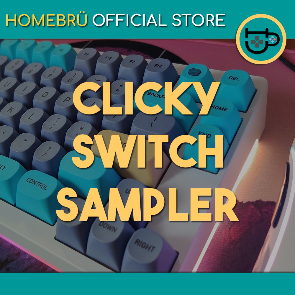 Clicky Switch Sampler for Mechanical Keyboard Kailh Box Gateron