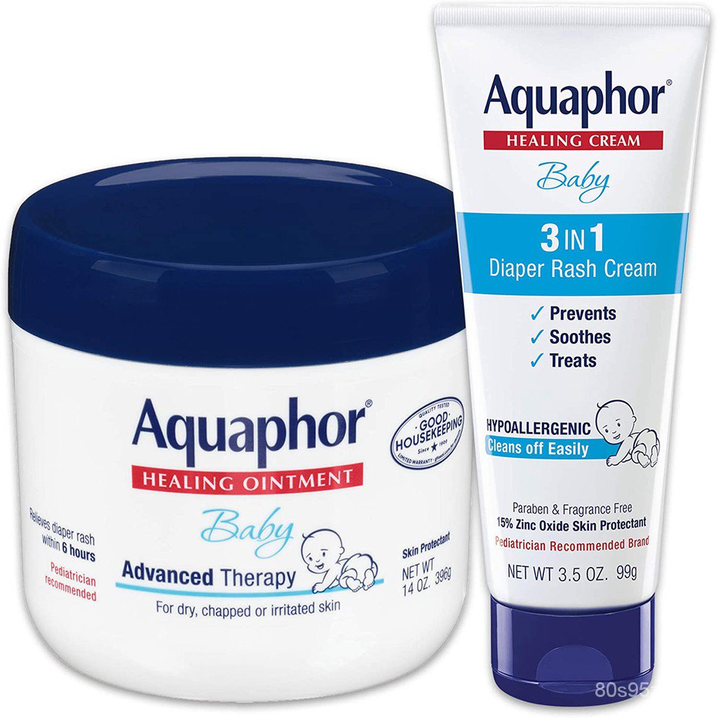 Aquaphor Baby Diaper Rash Cream Advanced Healing Ointment Skincare Set ...