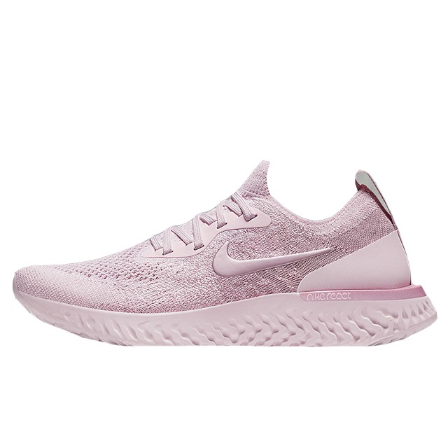 pink athletic shoes