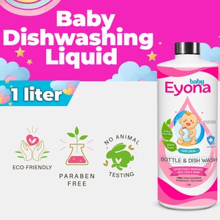 1 Liter Eyona Natural Baby Bottle & Nipple Cleanser, Dishwashing Liquid