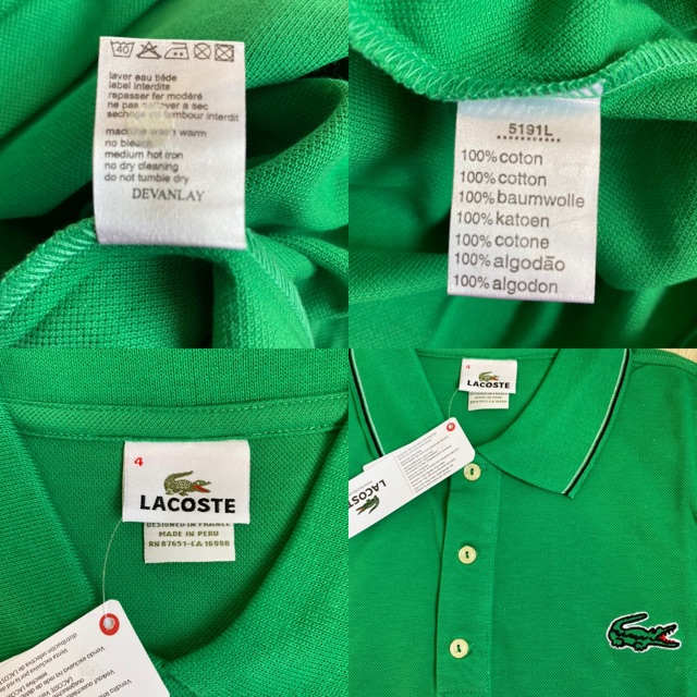surfing lounge region 100% AUTH. NEW LACOSTE MEN'S POLO SHIRT sz.4 | Shopee Philippines