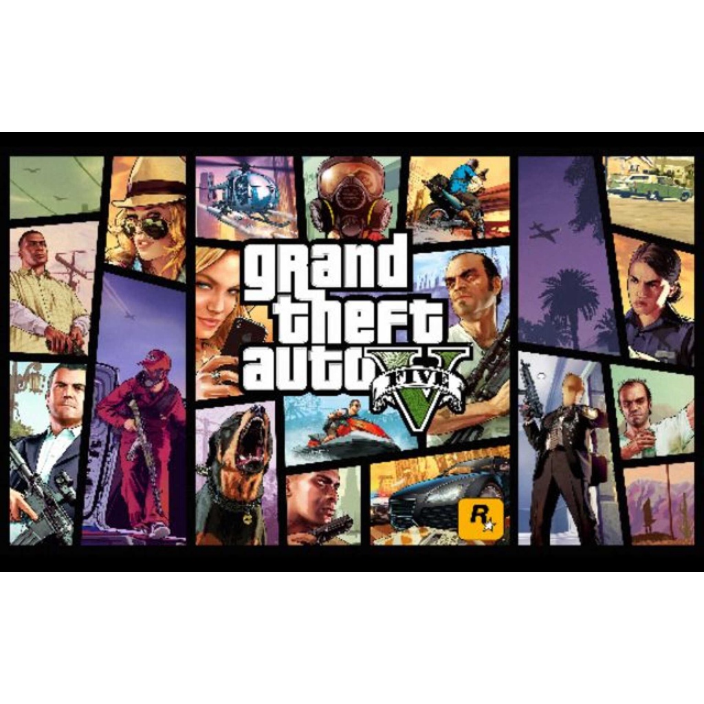 GTA 5 PS3 Super Slim Skin Decals Shopee Philippines