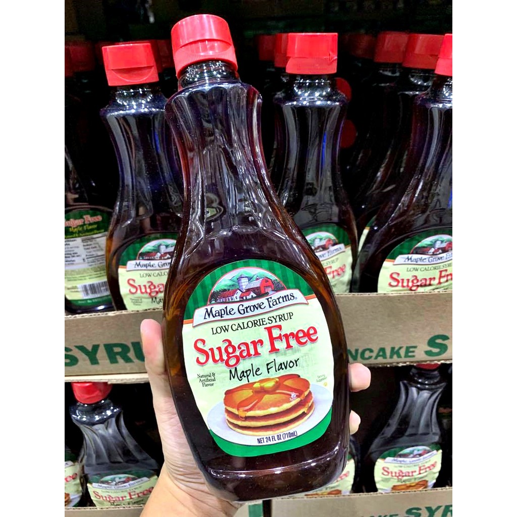 Maple Grove Farms Sugar Free Pancake Syrup Maple Flavor Low Calorie Diabetic Keto Low Carb Shopee Philippines