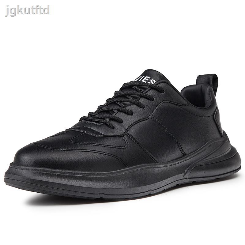 solid black non slip shoes