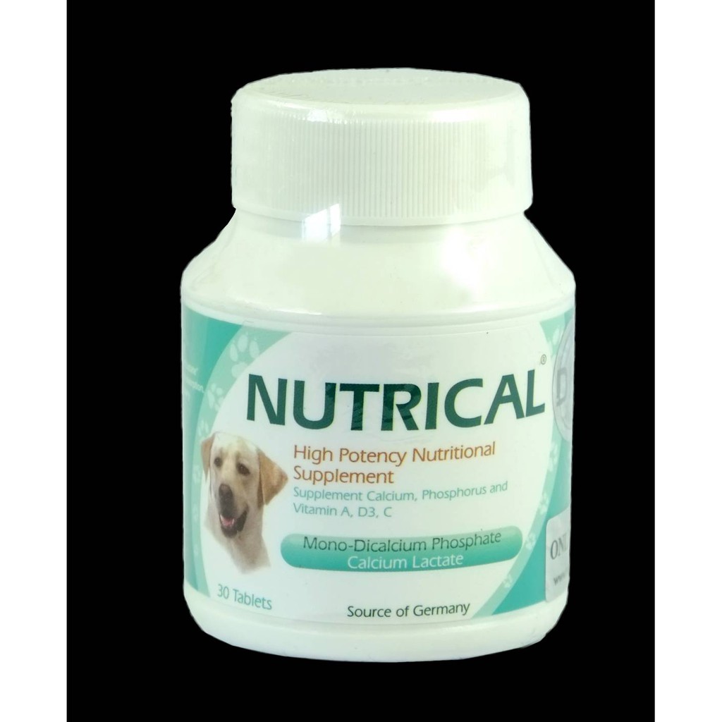 Nutrical Dog Calcium Supplement 30 Tablets Shopee Philippines