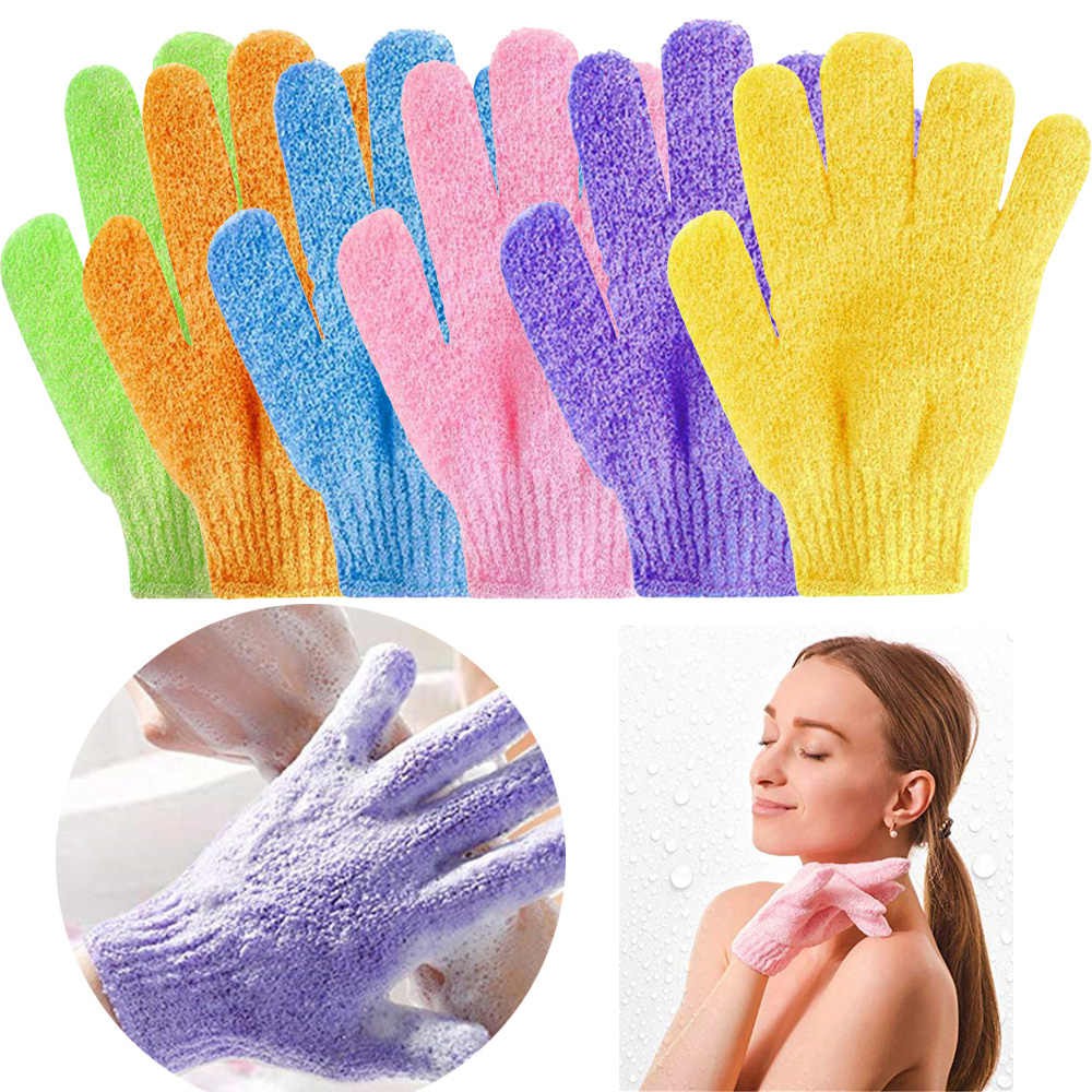ilovepilipinas# A pair Shower Gloves Exfoliating Wash Skin Spa Bath ...