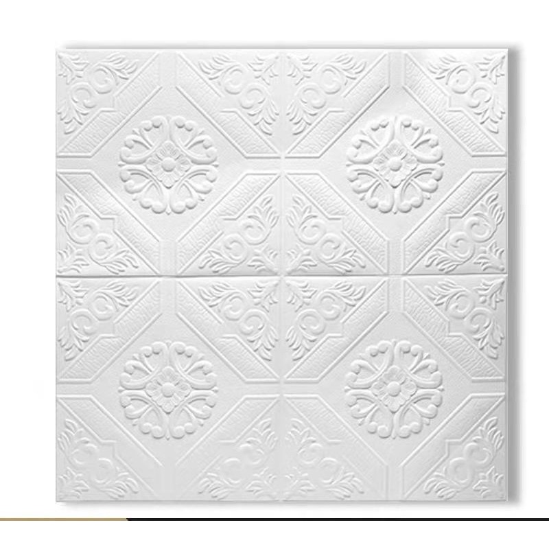 ceiling wallpaper bedroom waterproof decoration wallpaper sticker 3d white color Shopee
