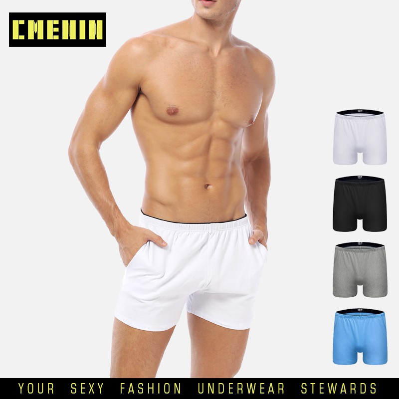 [ORLVS]Ins Style Quick Dry Cotton Striped Men underwear boxer shorts ...