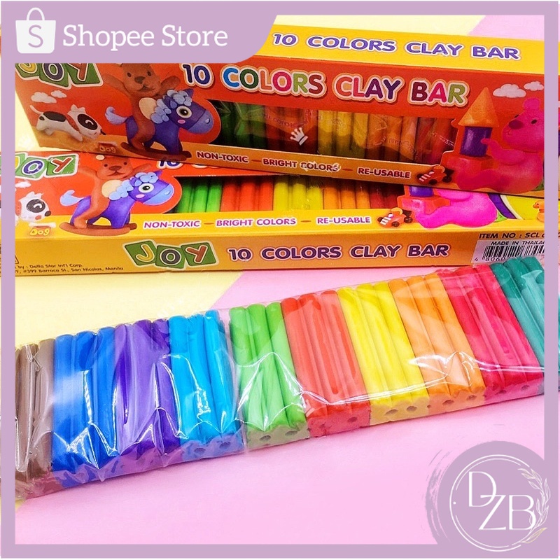DZB Multi Colored Modeling Clay Assorted Clay Bar Toy Kids Clay Dough