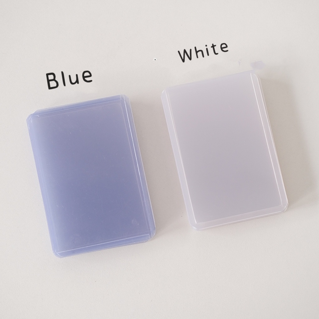 5pcs DIY Toploader Photocards Storage Protector case Hard Plastic