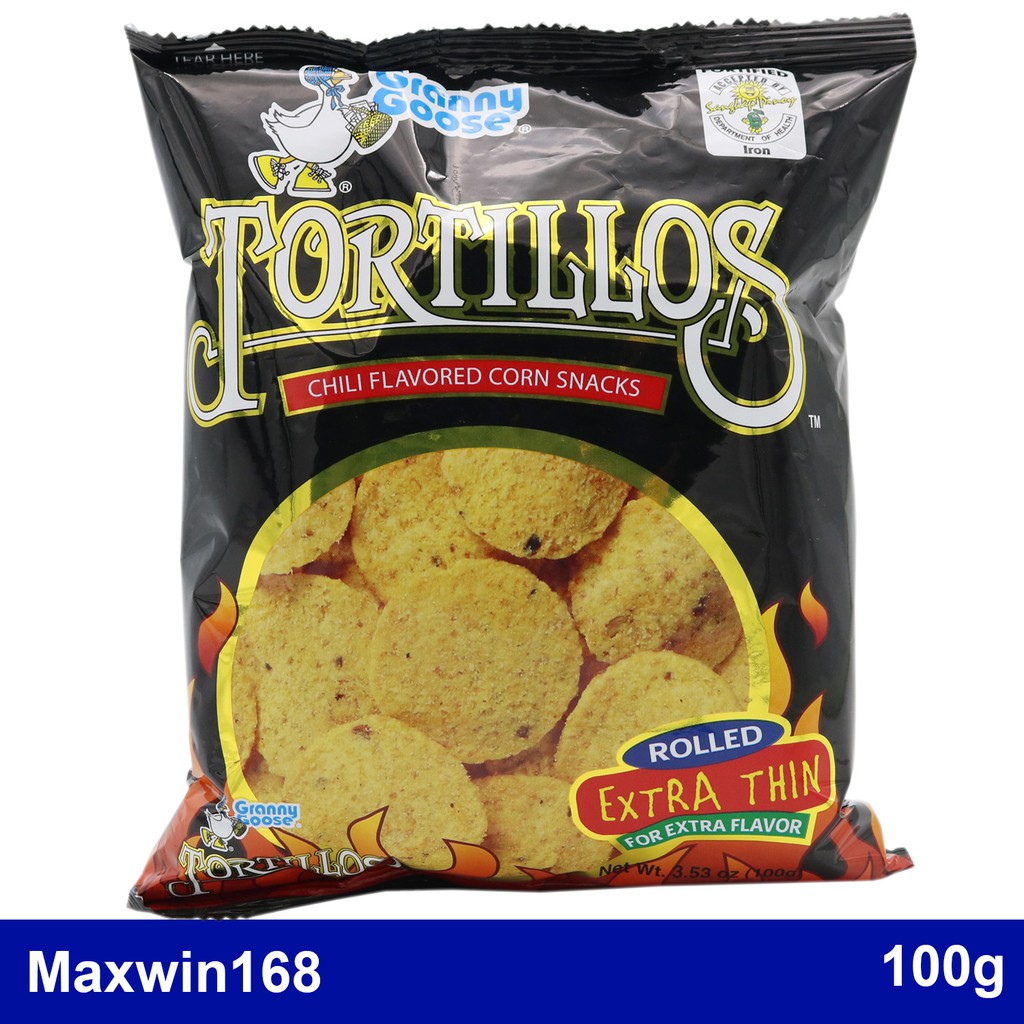 Tortillos Chili Flavored Corn Snacks 100g Shopee Philippines