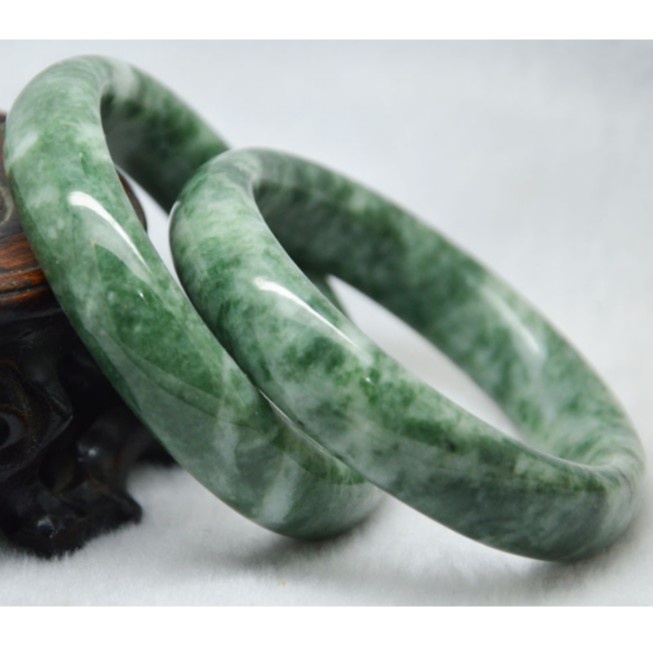 Genuine Natural Guizhou Jade Bracelet Light Green Ring A Goods Floating ...