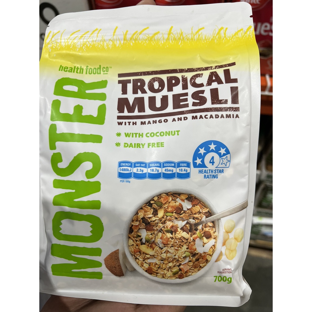 Monster Tropical Muesli 700g Shopee Philippines