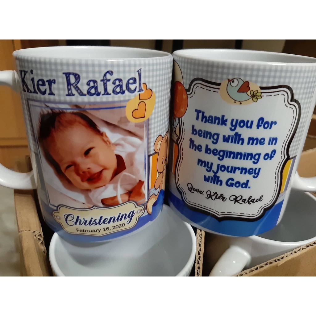 MUG (PERSONALIZED/CUSTOMIZED) PERFECT SOUVENIRS FOR BIRTHDAY/BAPTISM