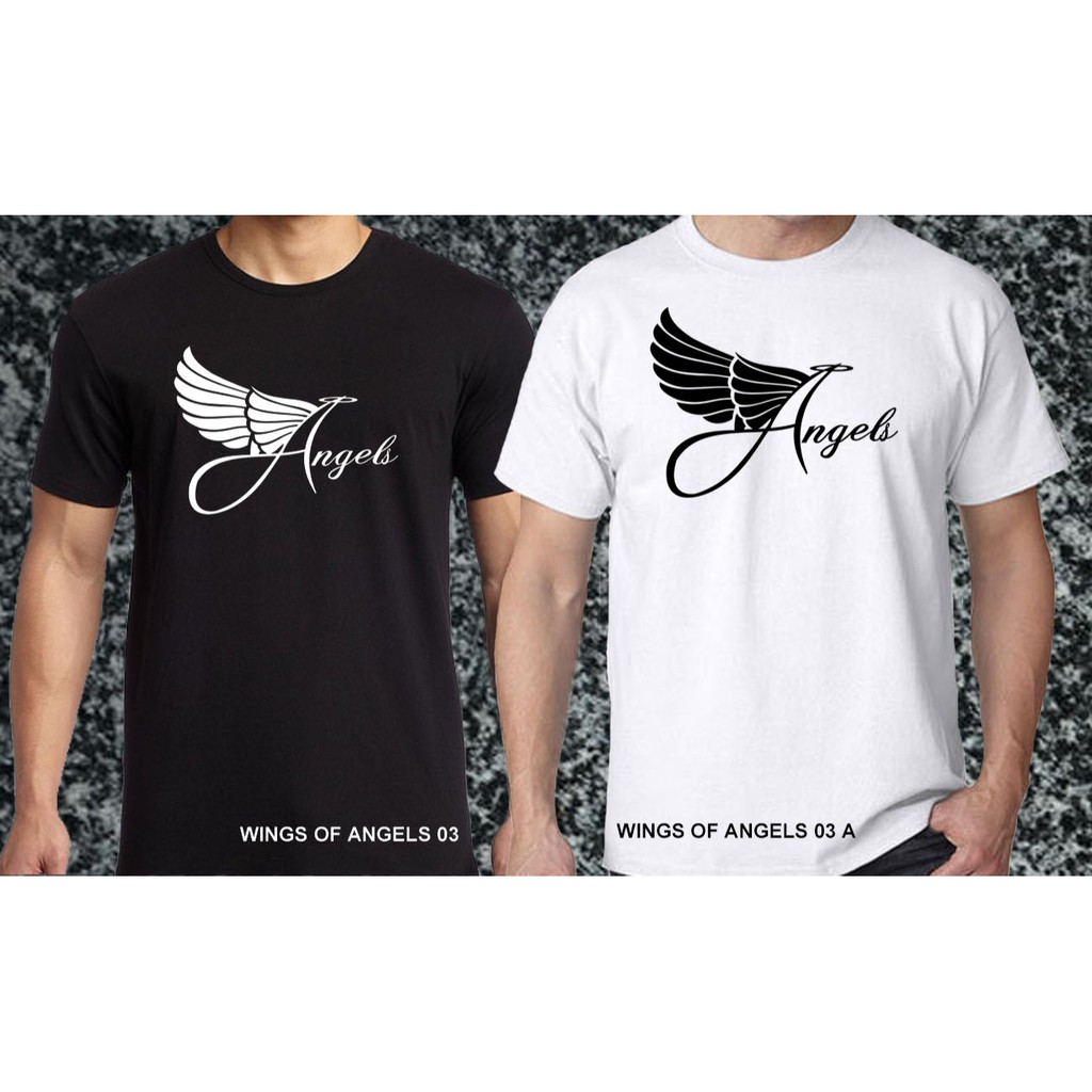 angel wings t shirt cut out