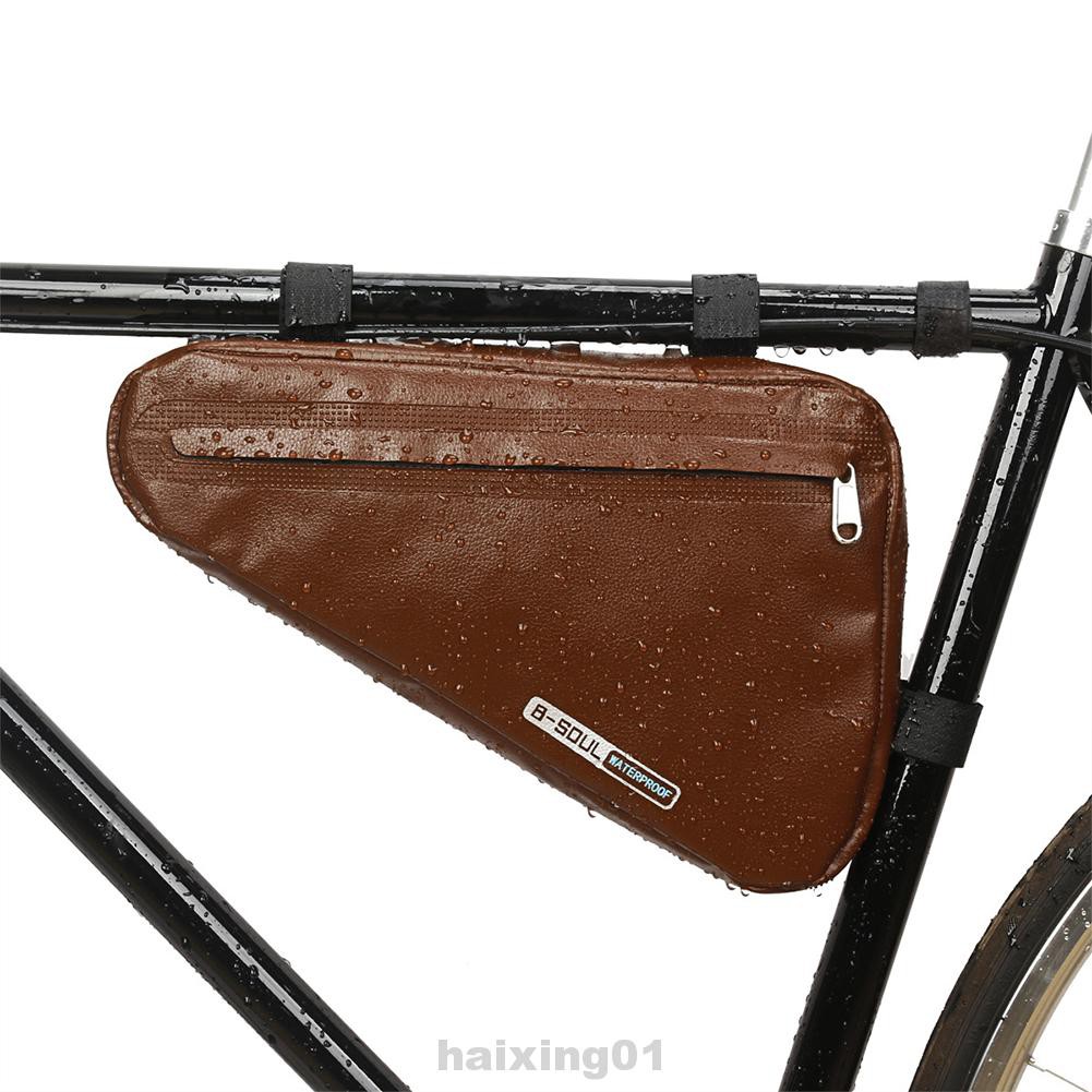 leather bicycle bag